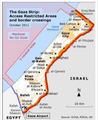 Israel realiza un bombardeo ‘a gran escala’ el norte de la Franja de Gaza